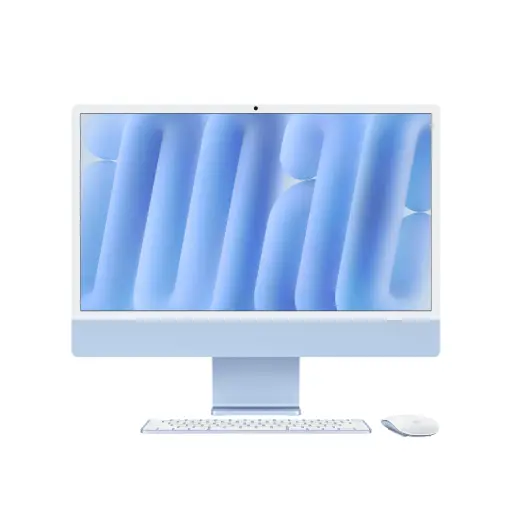 [MWV33LZ/A] MWV33LZ/A 24-inch iMac with Retina 4.5K display: Apple M4 chip with 10‑core CPU and 10‑core GPU, 16GB, 512GB SSD - Blue